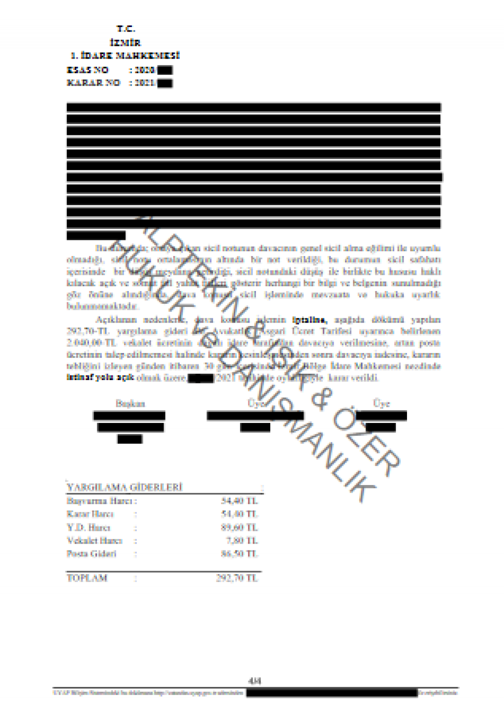 Sicil İptal Davası-310-