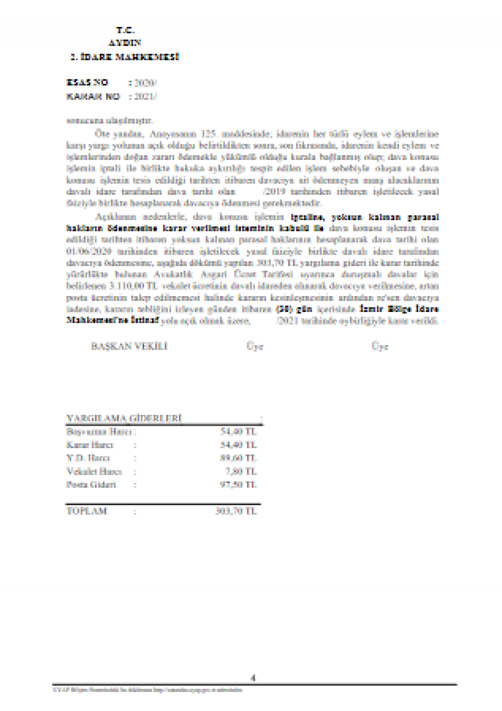 Düşük Sicil Nedeniyle Kademe İlerlemesi Yapamayan Uzman Erbaşın İdare Tarafından Sözleşmesinin Feshedilmesine İlişkin Emsal Karar-332-  Düşük Sicil Nedeniyle Kademe İlerlemesi Yapamayan Uzman Erbaşın İdare Tarafından Sözleşmesinin Feshedilmesine İlişkin Emsal Karar-332-