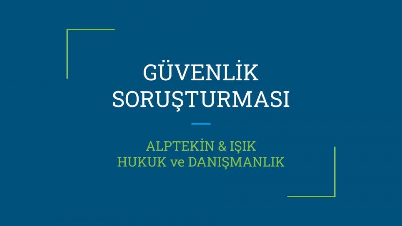 Mahkeme Kararıyla Mesleğine Dönen Astsubay Hakkında İkinci Kez Güvenlik Soruşturması Yapılamayacağına Dair Yürütmenin Durdurulması Kararı